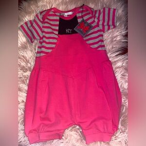 Kasha by kidcute ture pink romper size 18 months